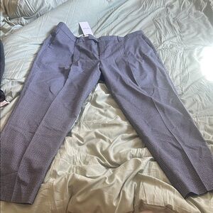 Paul Smith Men's Blue Checkered Dress Pants